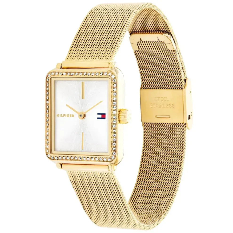 Tommy Hilfiger Women’s Watch 1782829 – Silver Dial with Gold Stainless Steel Bracelet
