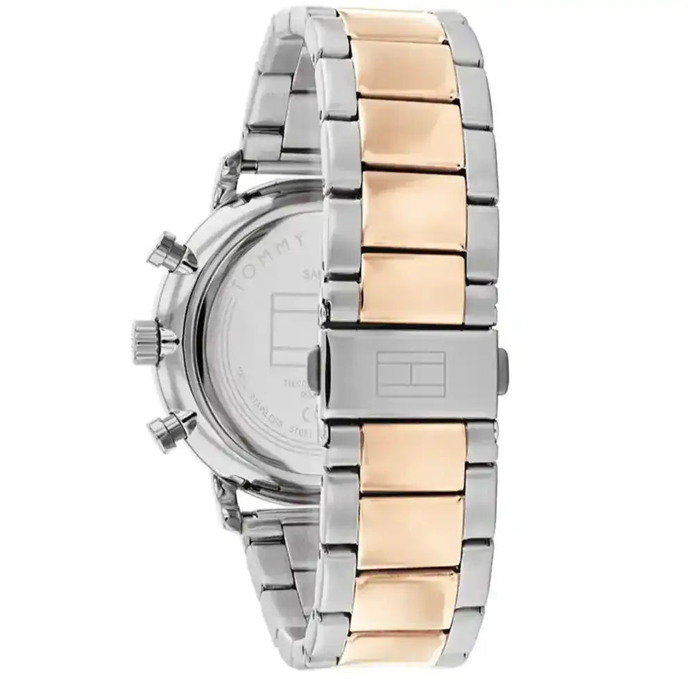 Tommy Hilfiger Men’s Watch – Model 1710570 | Elegant Two-Tone Silver & Gold Design