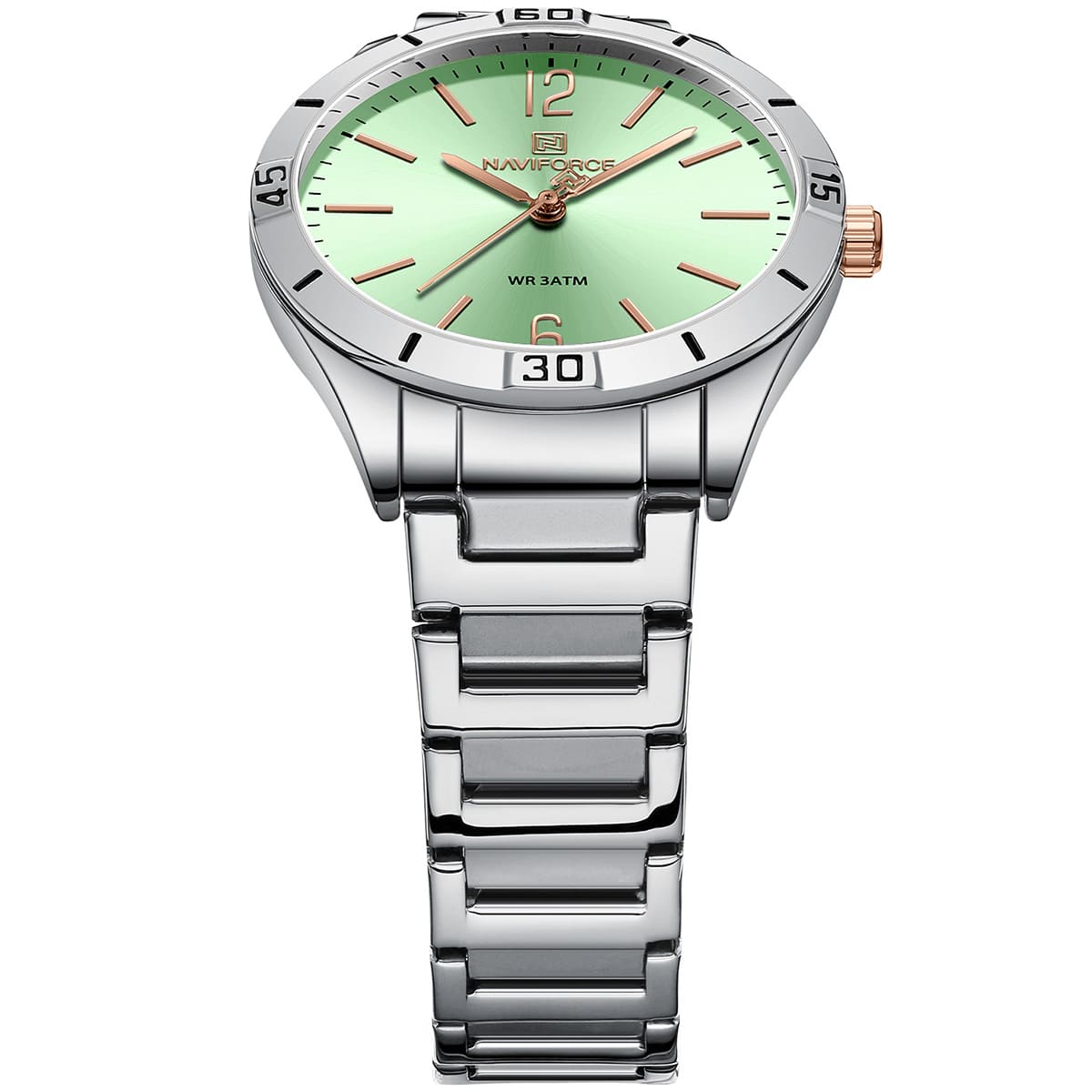 ساعة نافي فورس حريمي NF5029-S-GN